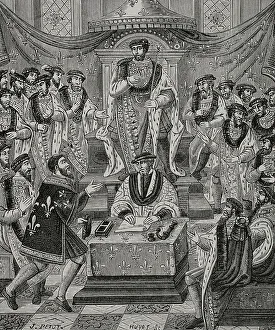 Cavalier Prints: Reception of a knight of the Order of Saint Michael