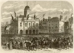Reception of Queen Victoria in the market square, Kelso