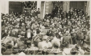 Pasha Collection: The Reception of Rifat Pasha, Turkish Governor of Thrace - Istanbul, Turkey. Date: 1922