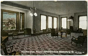 Reception Room, Masonic Cathedral, Bloomsburg, PA, USA