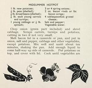 Recipe for a midsummer hotpot