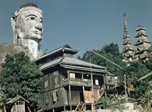 Basha Prints: Reclining Buddha - Rangoon