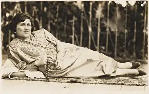Reclines Prints: Reclining Turkish Woman