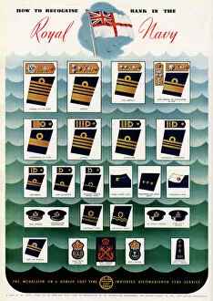 Images Dated 19th August 2011: How to recognise rank in the Royal Navy