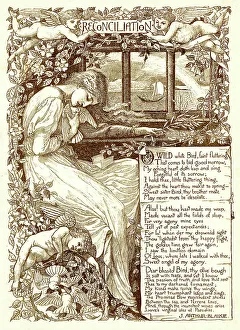 Reconciliation, poem by Blaikie, design by Walter Crane