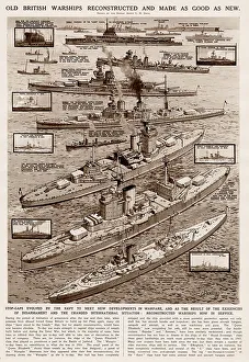 Horace Prints: Reconstructed Warships back in Service. Date: 1939