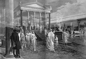 Apollo Gallery: Reconstructing Ancient Pompeii by Fortunino Matania