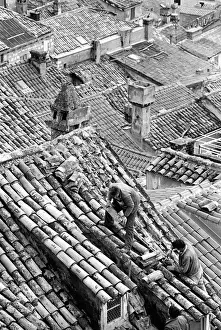 Dubrovnik Prints: Reconstruction of Dubrovnik, Croatia - 8
