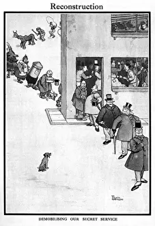 Reconstruction by William Heath Robinson, WW1 cartoon