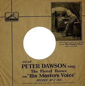Voice Collection: Record sleeve, Peter Dawson, baritone