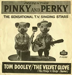 Images Dated 14th September 2018: Record Sleeve, Pinky and Perky