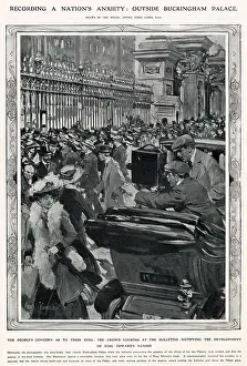Anxious Prints: Recording the nation's anxiety outside Buckingham Palace in London