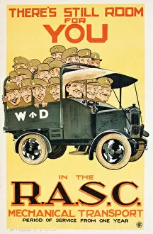 Images Dated 6th July 2018: Recruitment poster, RASC Mechanical Transport