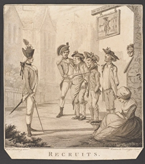 Images Dated 16th July 2015: Recruits, 1780