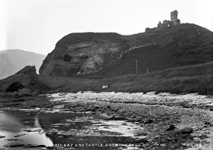 Waterfoot Prints: Red Bay and Castle, Antrim Coast Road
