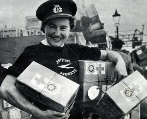 Parcels Prints: Red cross parcels for prisoners of war in Germany, WW2