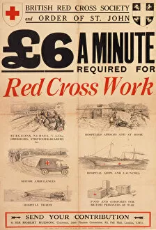 Charities Collection: Red Cross Poster - World War I