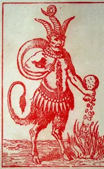 Demons Prints: Red Devil / 3 Horned