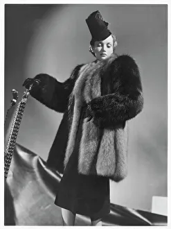 Marcel Gallery: Red Fox Coat by Rochas