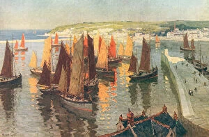 Williams Collection: Red And Gold, Brixham