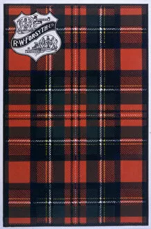 Images Dated 12th July 2018: Red and Green Stewart Tartan