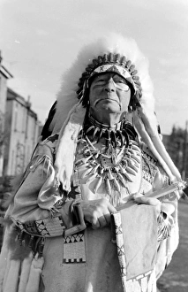 Chief Collection: Red Indian Chief, Eastbourne, Sussex