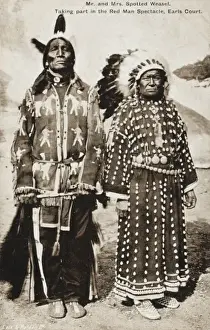 Red Indian pair at Earls Court