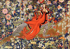 Casually Prints: Red Lacquer Dream