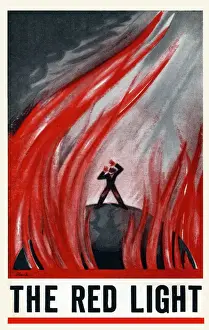 Flames Prints: The Red Light, New Theatre, St Martins Lane, London