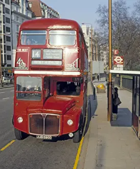 Double Decker Prints: Red London Bus