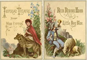 Images Dated 14th May 2021: Red Riding Hood and Little Boy Blue, grand Christmas pantomime by W Younge