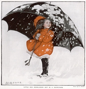 Winter Scenes Gallery: Red Riding Hood & Snow