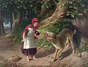 Red-Ridinghood and the wolf