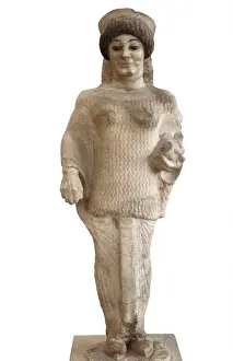 Archaic Prints: Red Shoes Kore. ca. 510 BC. Archaic Greek art