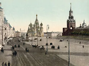 Red Square, St Basils cathedral, Moscow Russia