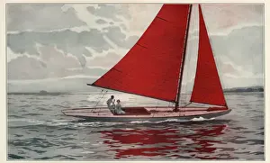 Sailed Prints: Red Wings