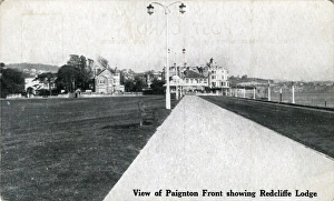 Torbay Collection: The Front & Redcliffe Lodge, Paignton, Devon