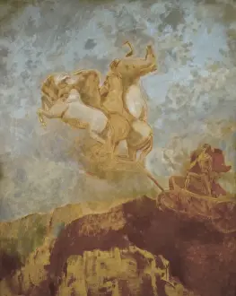 Cardboard Prints: REDON, Odilon (1840-1916). The Chariot of Apollo