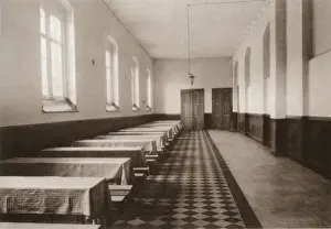 Refectory Prints: Refectory at House of Refuge, Wortel, Belgium