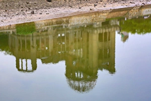 Images Dated 5th July 2015: Reflection of the Genbaku Domu, Atomic Bomb Dome, Hiroshima
