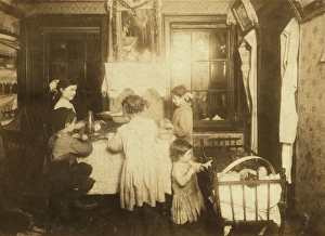 A reflection on the parent. Reflection in looking glass show A reflection on the parent. Reflection in looking glass show
