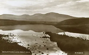 Reflections on Loch Mealt, Isle of Skye, Scotland