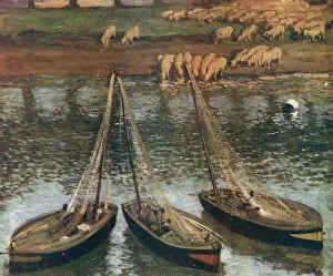 Sheer Prints: Reflections In The River Somme