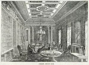 Images Dated 12th March 2020: Reform Club, Library 1846