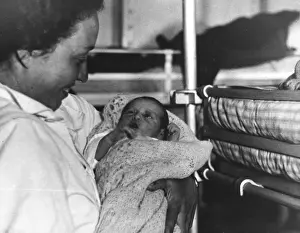 Refugees Prints: Refugee baby WWII