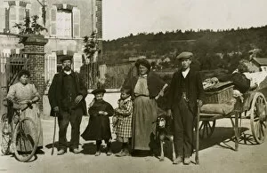 Civilians Gallery: Refugees arriving at Champillon, France, WW1