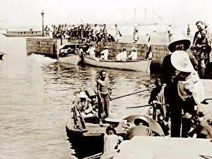 Refugees from Boxer Uprising, Chefoo, China