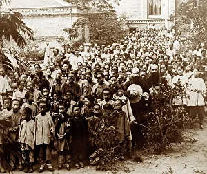 Refugees from the Boxer Uprising, Tianjin, China