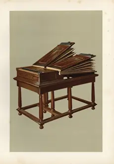 Williamgibb Prints: Regal in finely carved walnut, Switzerland, 16th century