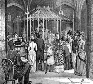 Warder Prints: The Regalia at the Tower of London, 1885